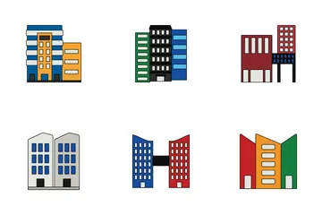 Architecture And Establishment Icon Pack