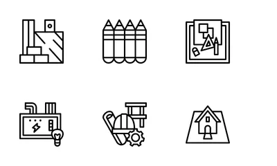 Architecture Element Icon Pack