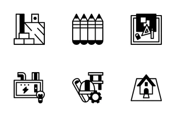 Architecture Element Icon Pack