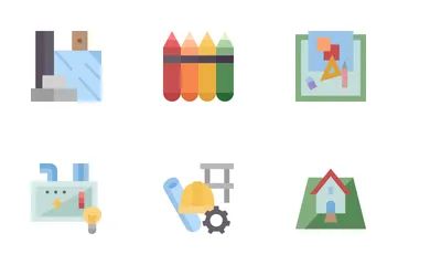 Architecture Element Icon Pack