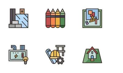 Architecture Element Icon Pack