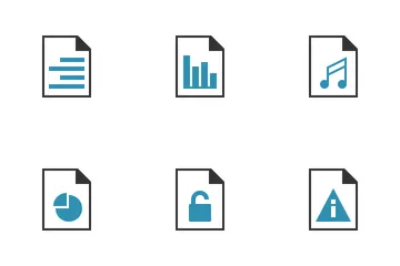 Archivo y documento Paquete de Iconos