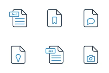 Archivo y carpeta Paquete de Iconos