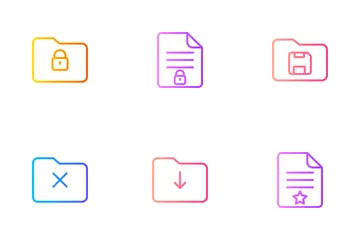 Archivos y carpetas Paquete de Iconos