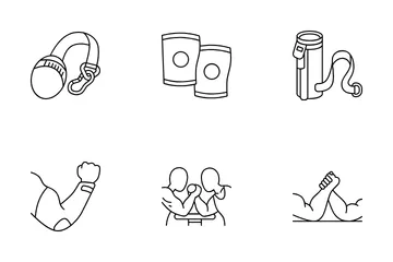 Arm Wrestling Icon Pack