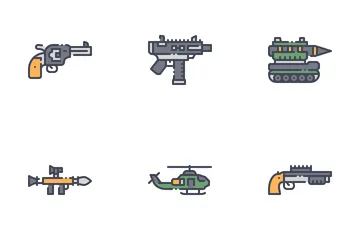 Arma Militar Pacote de Ícones