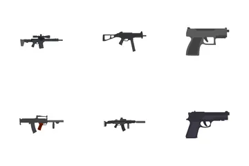 Arma Tática Pacote de Ícones