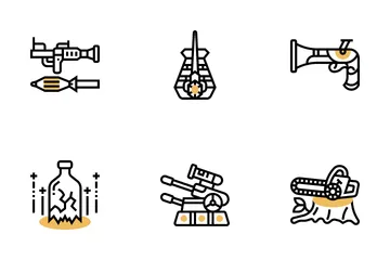 Armas de videogame Pacote de Ícones