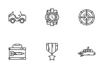 Militaire et armée Pack d'Icônes