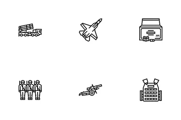 Army Soldier And War Technics Icon Pack