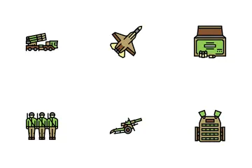 Army Soldier And War Technics Icon Pack