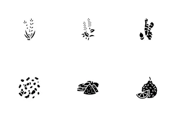 Aromatherapie-Kräuter Icon Pack