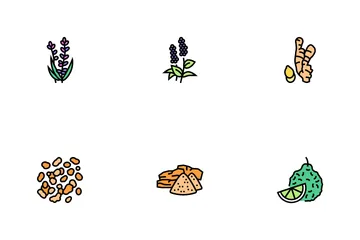 Aromatherapy Herbs Icon Pack
