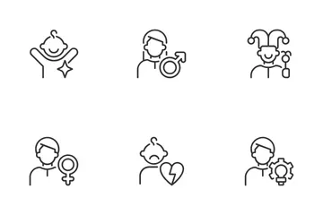 Arquetipos de personajes Paquete de Iconos