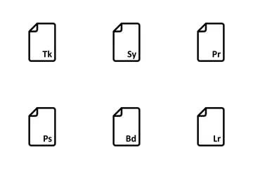Arquivos Adobe Pacote de Ícones