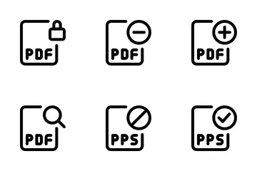 Arquivos do escritório Pacote de Ícones