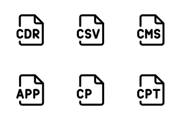 Arquivos de Programação Vol-1 Pacote de Ícones