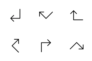 화살표 4 아이콘 팩