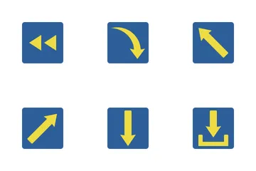 Arrow Flat Icon Pack