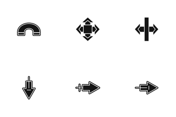 Arrow Glyph P4s3 Icon Pack