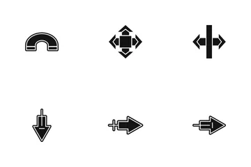 Arrow Glyph P4s3 Icon Pack