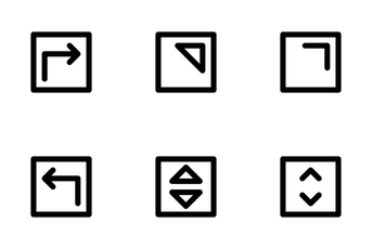 Arrow Square Icon Pack