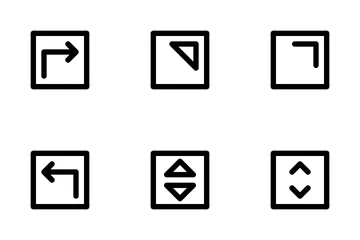 Arrow Square Icon Pack