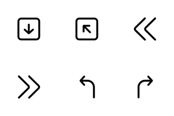 Arrows And Allignment Icon Pack