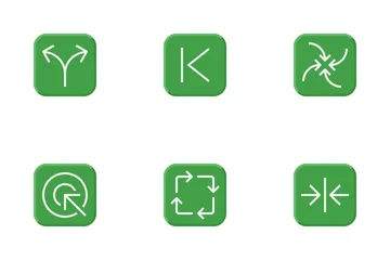 Arrows And Button Icon Pack