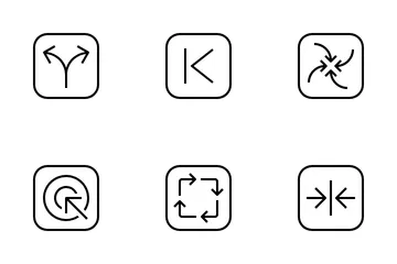 Arrows And Button Icon Pack