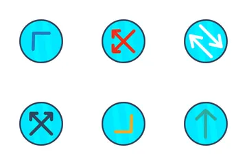 Arrows Chevrons And Directions Icon Pack