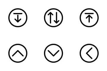Arrows Circle Icon Pack