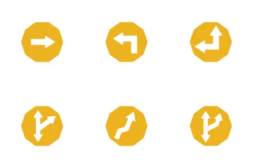 Arrows Sign Board Icon Pack