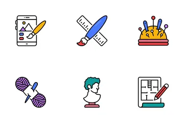 Art And Crafts Icon Pack