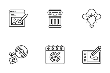 Art And Crafts Icon Pack