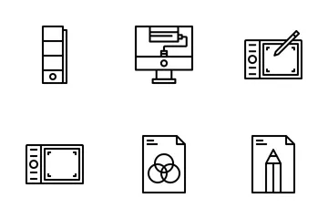 Art And Design Element  Icon Pack