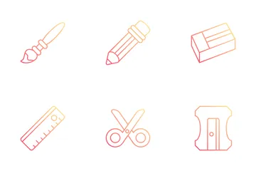 Art And Stationary Icon Pack