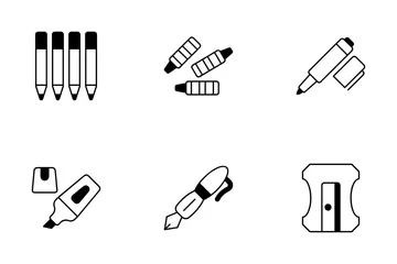 Art And Stationary Icon Pack