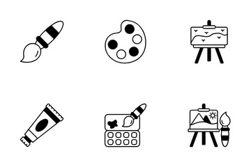 Art And Stationary Icon Pack