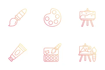 Art And Stationary Icon Pack