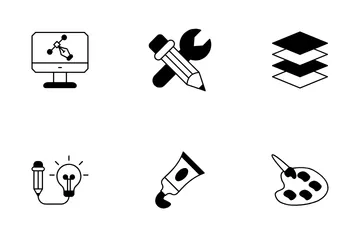 Art Design And Development Icon Pack