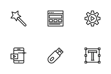 Art Design & Development Icon Pack