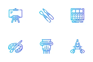 Art Equipment Icon Pack