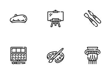 Art Equipment Icon Pack