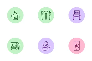 Art Gallery Icon Pack