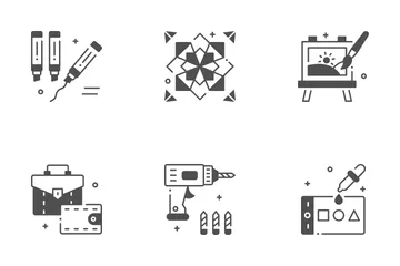 Arte e Design Pacote de Ícones