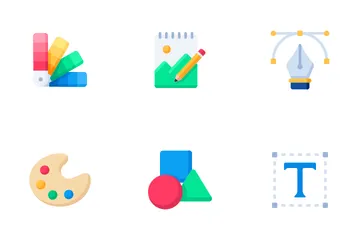 Arte e Design Pacote de Ícones