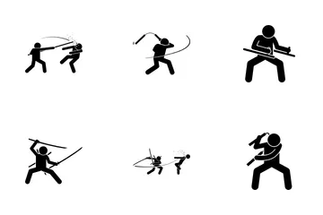 Artes marciais Pacote de Ícones