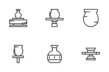 Elaboración de arcilla Paquete de Iconos