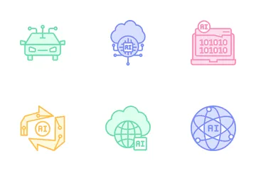 Artificial Intelligence 4 Icon Pack